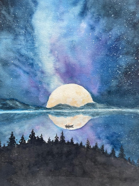 Peace Original Watercolor Painting